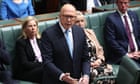 Australia politics live: Dutton attacks Albanese for including calls for ceasefire and de-escalation in motion reflecting on 7 October