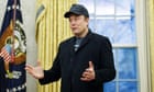 Elon Musk’s efficiency department pushes to access taxpayer data from IRS, says report – US politics live